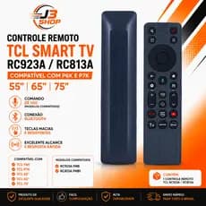Controle Remoto para TV TCL Smart rc923a fmb 55/65/75 rc813a fmb1 P6k P7k