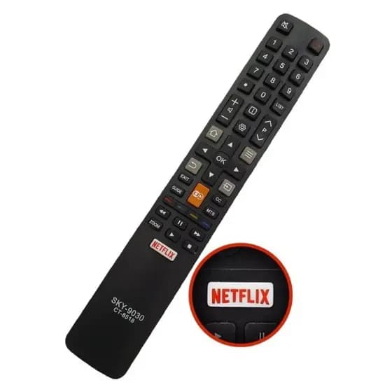 Controle Remoto Para Smart Tv Semp Toshiba Ct- 8518 32l2800 U7800