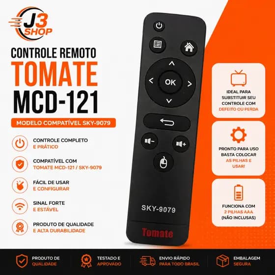 Controle Remoto Para Tomate Mcd-121