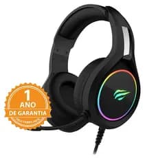 Microfone alta precisão Headset Gamer Havit Gamenote H2230d – 3.5mm 1 Ano de garantia pela marca