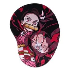 Mouse Pad ergonômico com apoio punho Demon Slayer Sortidos