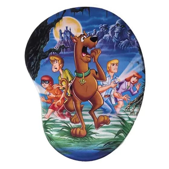 Mouse Pad ergonômico com apoio punho Scooby doo Sortidos