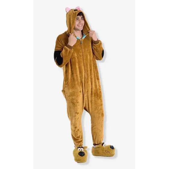 Pijama Macacão Kigurumi Hanna Barbera Scooby Doo Licenciado