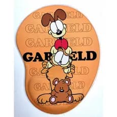 Mouse Pad ergonômico com apoio punho Garfield Sortidos