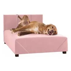 Cama Box Para Cachorro E Gato Pet Porte Médio E Grande Mdf 80cm Rosa