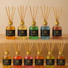 Aromatizador de Ambientes Emporium 250ml com Varetas – Essência Premium Decorativa