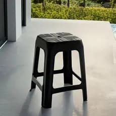 Banco Plástico Preto – Design Robusto, Resistente e Seguro – Linha Premium