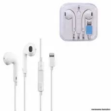 Fone de Ouvido com Fio Lightning para iPhone e P2 com Controle de Volume e Microfone Alta Qualidade