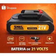 Bateria para Soprador de Folhas 21V Snel Ferramentas – Potência e Autonomia para Limpeza Eficiente