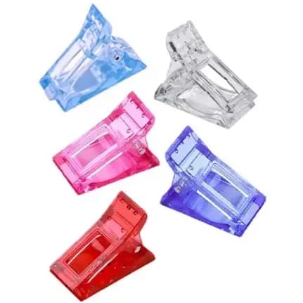 Kit de 10 Presilhas para Unhas com Polygel para Construção Rápida （S026)