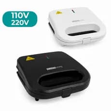 Sanduicheira Elétrica e Grill Família 2 em 1 - Inox antiaderente - 750W Oliver Home