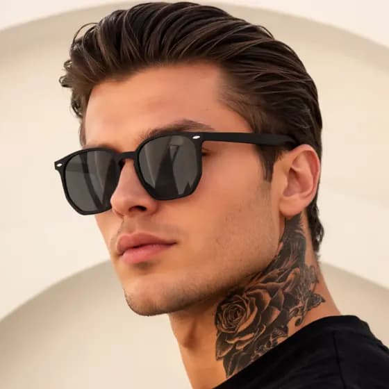 Óculos de Sol Tulum Hexagonal Premium Mais Vendido Flexível Praia Verão uv400 Feminino Masculino