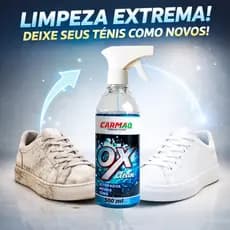 Limpador Multiuso Ox Clean 500ml | Limpa Tênis Branco Sofá Estofados Vidro MDF | Removedor de Manchas Pesadas