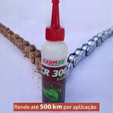 Kit 3 Lubrificante para Corrente CR 300 Premium 55ml – Alta Performance, +500km, Repele água e pó, Não Respinga