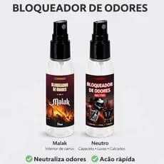 Kit Eliminador de Odores Malak + Neutro | Tira Cheiro do Carro, Capacete, Botas e Luvas | Neutralizador de Odor Automoti