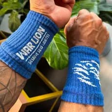 Kit de Munhequeira Seca Suor Canelada Crossfit e Musculação | Munhequeira Seca Suor