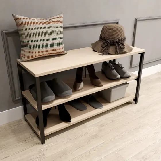 Sapateira Industrial 3 Andares Elegante Móvel Moderna Versátil Ambientes Residenciais e Comerciais