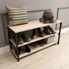 Sapateira Industrial 3 Andares Elegante Móvel Moderna Versátil Ambientes Residenciais e Comerciais