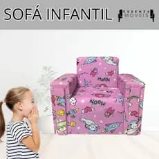 Sofazinho Confortável Infantil | Compacto, Fofo e Super Útil