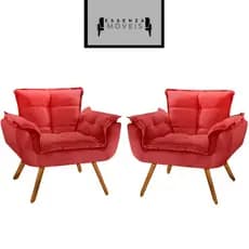 Kit 2 Poltronas Opala - Qualidade e Estilo para Seu Ambiente