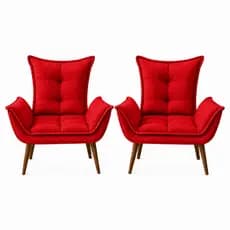 Kit 2 Poltronas Priscila Luxo