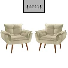 Kit 2 Poltronas Opala - Qualidade e Estilo para Seu Ambiente