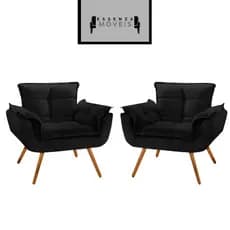 Kit 2 Poltronas Opala - Qualidade e Estilo para Seu Ambiente