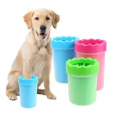 Limpa Patas Cachorro  Gatos  Animais em Silicone Pets Lava Patas Pet Limpador Patas Cães Cachorro