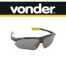 Kit 10 Óculos Segurança Proteção Ciclismo Epi Emborrachado Fumê - Vonder