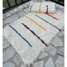 Par De Tapete De Porta Felpudo Boho