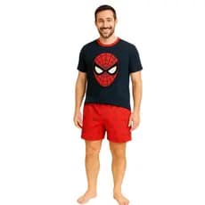 Pijama Masculino Adulto Personagem Malha Verão Promoção