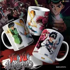 Caneca Yu Yu Hakusho 325ml Cerâmica | Caneca Anime Otaku Presente Geek