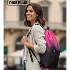 Mochila Saco Impermeável Grande Capacidade Bolsa Esportiva Academia Natação Viagem Dobrável Unissex