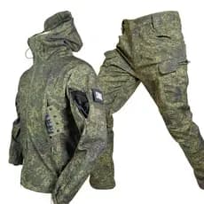 Conjunto de Jaqueta Tática Camuflada para Homens, Conjunto Térmico para Outono e Inverno, Jaqueta TAD, Jaqueta Impermeáv