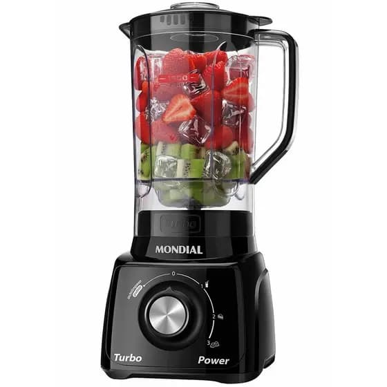 Liquidificador Mondial L-99 Turbo 3 Velocidades 500W CBNM