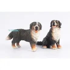 Cão de Montanha Bernês Estático de Plástico da German Schleich Ranch 6XHM