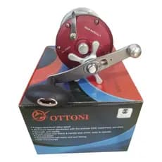 Carretilha Perfil Alto Ottoni Pesca Extra Pesada Jj500 25kg
