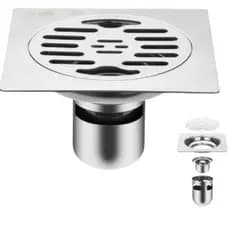 Ralo Inteligente Anti Odor 15x15 Inox Escovado: Design Moderno e Proteção Contra Mau Cheiro