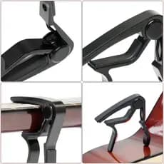 Capotraste para Violão Guitarra Aço Nylon Cavaco Ukulele e Baixo