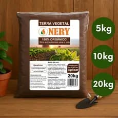 (2kg/5kg/10kg/20kg) - Terra Vegetal Adubada Orgânica