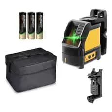 Nivel a Laser Verde de Precisão 50M Nível a Laser Profissional 2 Linhas Cruzada de Horizontal