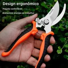 Tesoura Poda Super Afiada - Jardinagem Profissional Tesoura de Poda