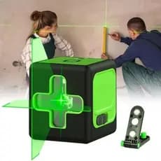 Mini Nivel a Laser Recarregável 20 Metros Com 2/3/5 Linhas de Nivelamento Portátil Pratico e Fácil com Bip Sonoro
