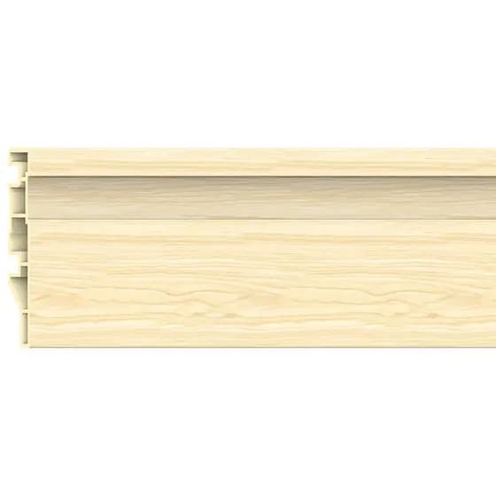 Rodapé PVC Modaza Frisado Fresno, 7 x 285 cm