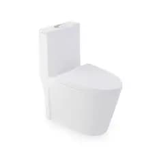 Kit Vaso Sanitário Monobloco Modaza Luxus, Duplo Acionamento 3/6 Litros, Branco