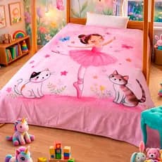 Cobertor Infantil Solteiro Manta Flannel Macia Estampada Menino Menina