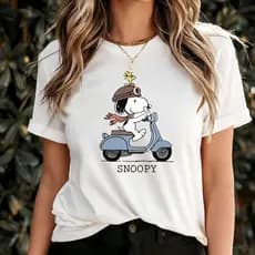 [Camiseta Premium Algodão Puro]LA Plus Personalised Snoopy Shirt, Snoopy Shirt,custom Tee, Cute Summer Holiday Trip 2026