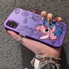 Capa Para Samsung Galaxy A31 Capinha De Silicone Anti choque roxo Celular verde estampada casal criativa Case CY2914