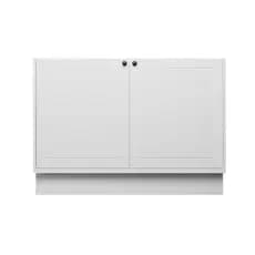 Balcão Cozinha MDF Herval Viana, 2 Portas, Branco Ártico, 120 cm
