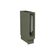 Balcão Toalheiro Herval Viana, MDF, Verde Hill, 18,5 cm